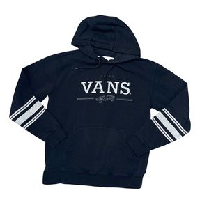VANS - Black Hooded Sweatshirt w/ Logo